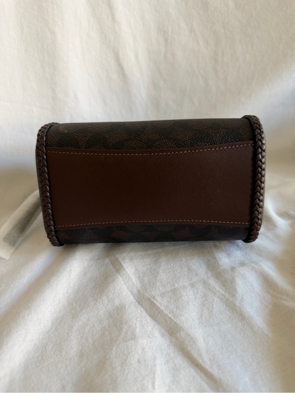Coach Mini Rowan Crossbody Bag In Signature Canvas With Fringe - Picture 9 of 10
